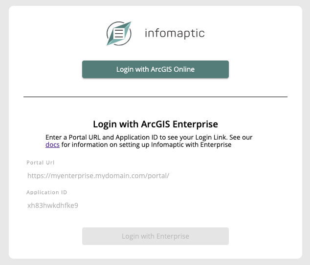 Enterprise Login